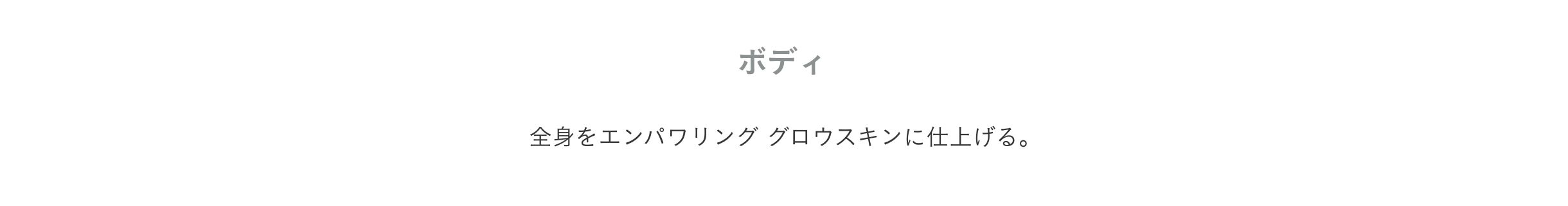 コレクション ボディ