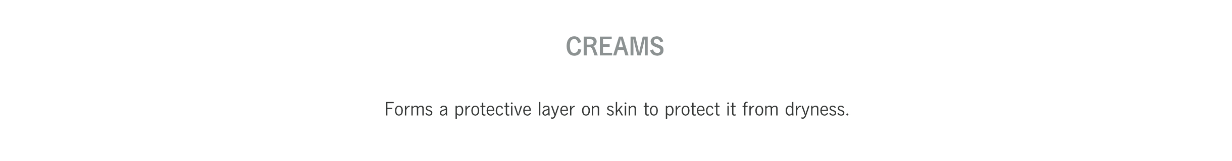 products creams